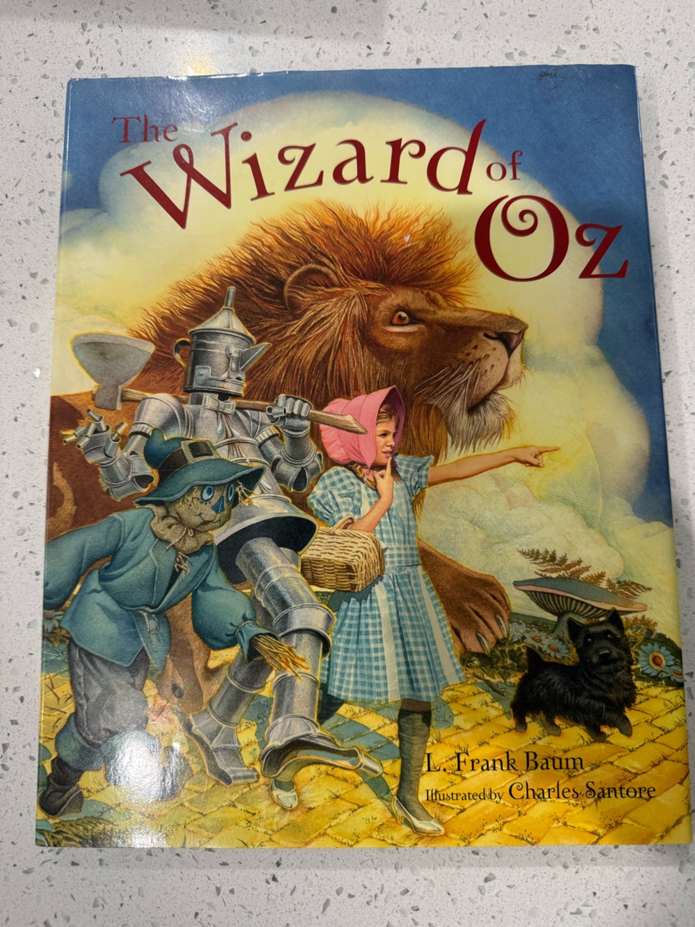 The Wizard of Oz Illustrated Print - Multicolor Classic Art